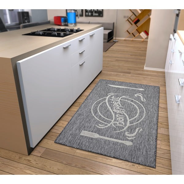 Šedobéžový koberec 92x150 cm Cucina – Hanse Home-image-1