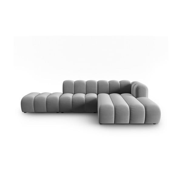 Světle šedá rohová pohovka (pravý roh) Lupine – Micadoni Home