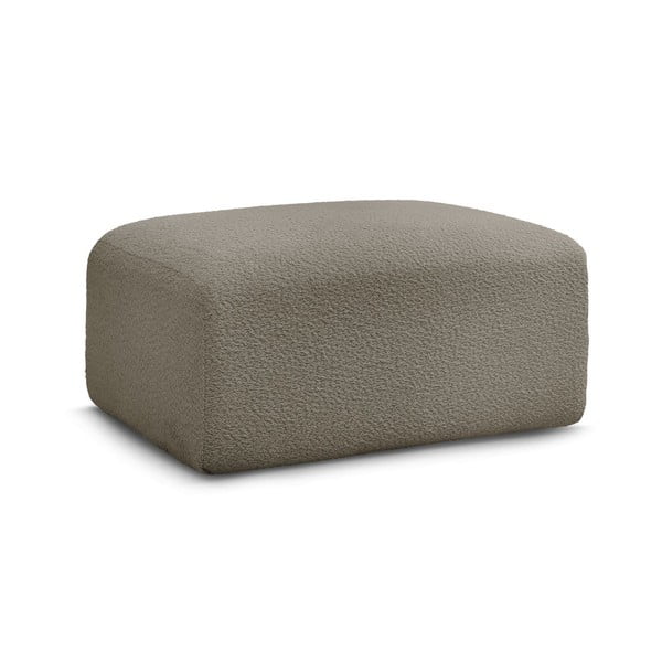 Šedohnědá podnožka z textilie bouclé Tina – Bobochic Paris-image-3