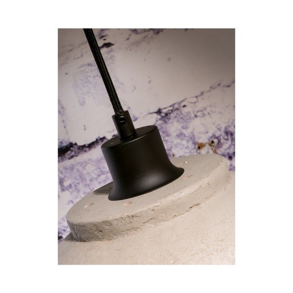 Závěsné světlo z papírové a dřevěné drti Good&Mojo Borobudur, ⌀ 30 cm-image-1