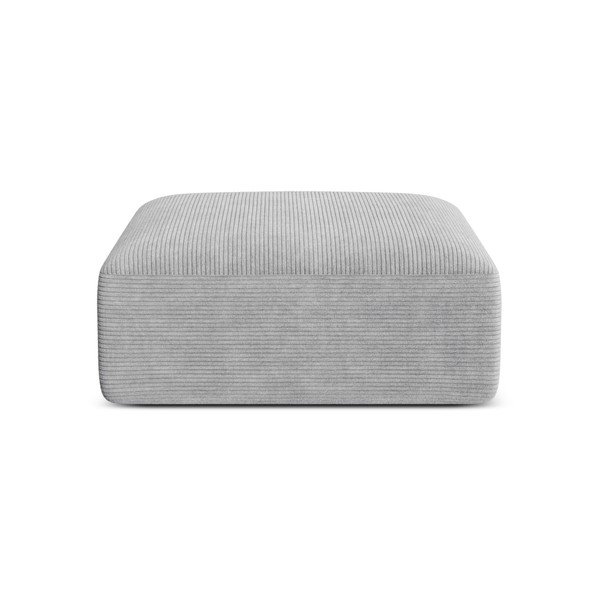 Světle šedá manšestrová podnožka Campi – Cosmopolitan Design-image-1