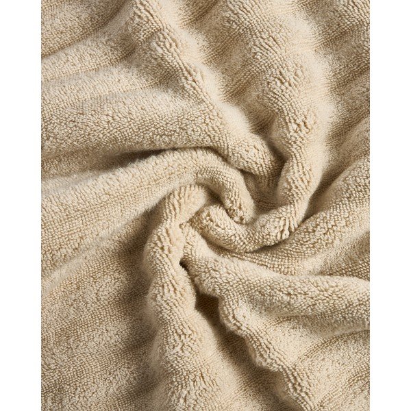 Béžový froté bavlněný ručník 50x90 cm Navira – Kave Home-image-4