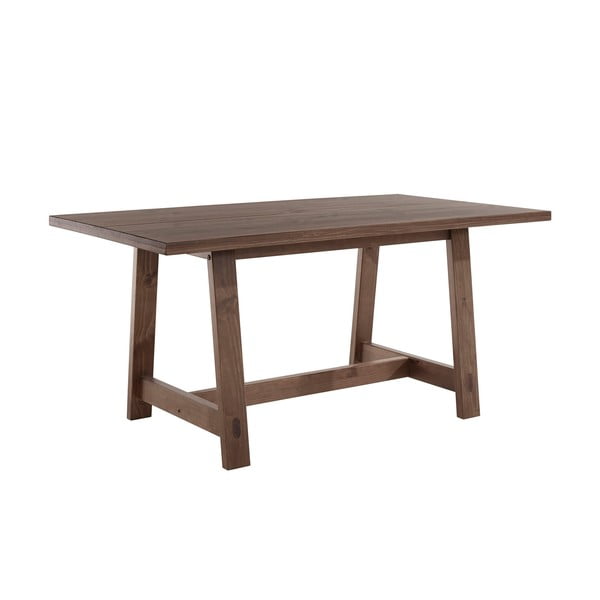 Hnědý jídelní stůl z borovicového dřeva 90x160 cm Derby – Støraa-image-1