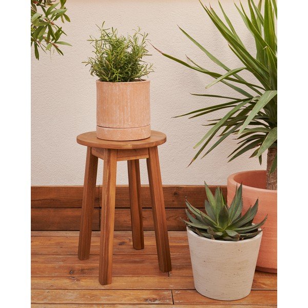 Stolička z masivu akácie v přírodní barvě Amel – Kave Home-image-1