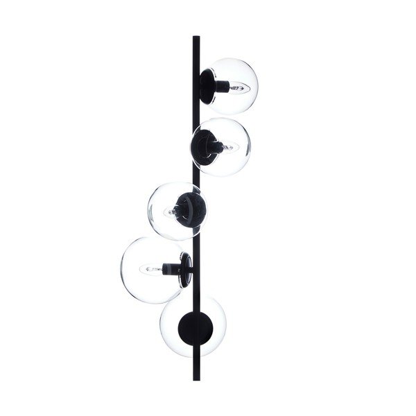 Černá stojací lampa Westwing Collection Casey, výška 170 cm-image-2