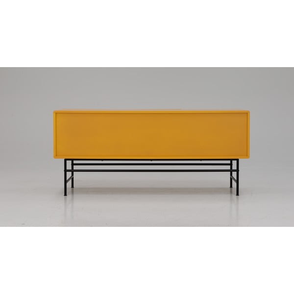 Žlutá nízká komoda 158x68 cm Cocktail - Tenzo-image-1