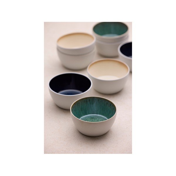 Bílá/zelená miska z kameniny 400 ml Gastro White/Green – Bitz-image-4