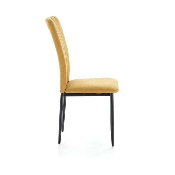 Jídelní židle v hořčicové barvě v sadě 4 ks Holly – Marckeric-image-2