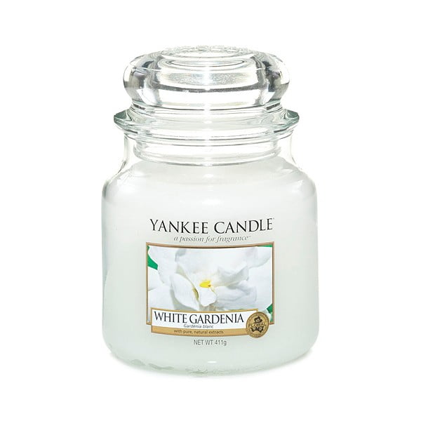 Vonná svíčka doba hoření 65 h White Gardenia – Yankee Candle