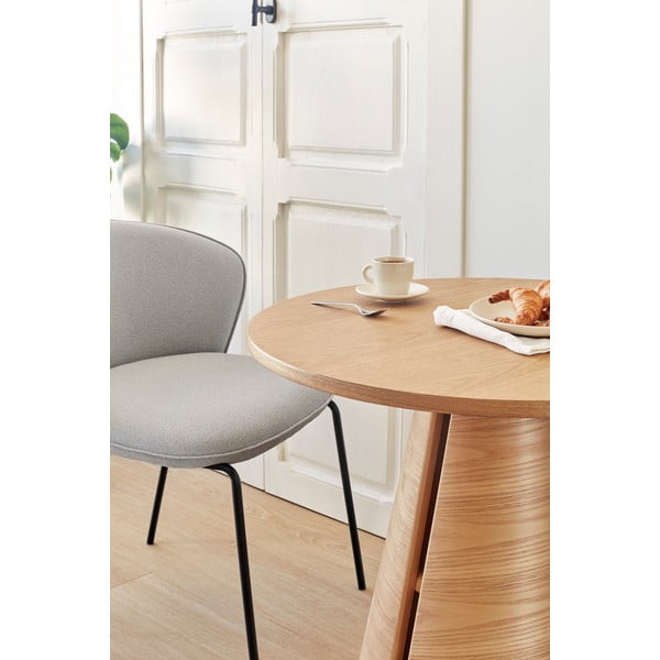 Kulatý jídelní stůl v dekoru dubu v přírodní barvě ø 65 cm Cep – Teulat-image-2