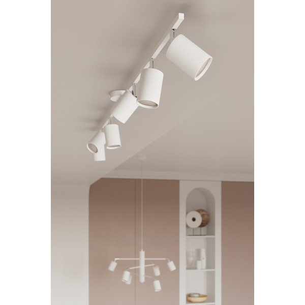 Bílé kovové závěsné svítidlo Virta – Sollux-image-2