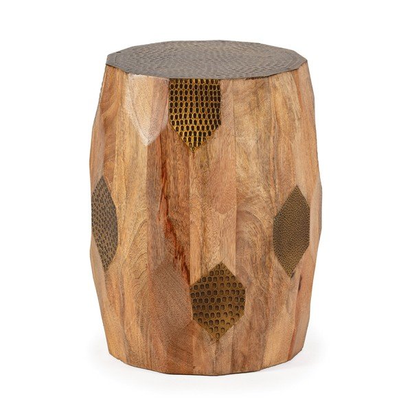 Kulatý odkládací stolek z mangového dřeva ø 29 cm Fabia – MOME-image-1