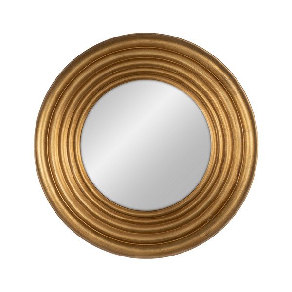 Nástěnné zrcadlo s dřevěným rámem 65x65 cm – Ixia