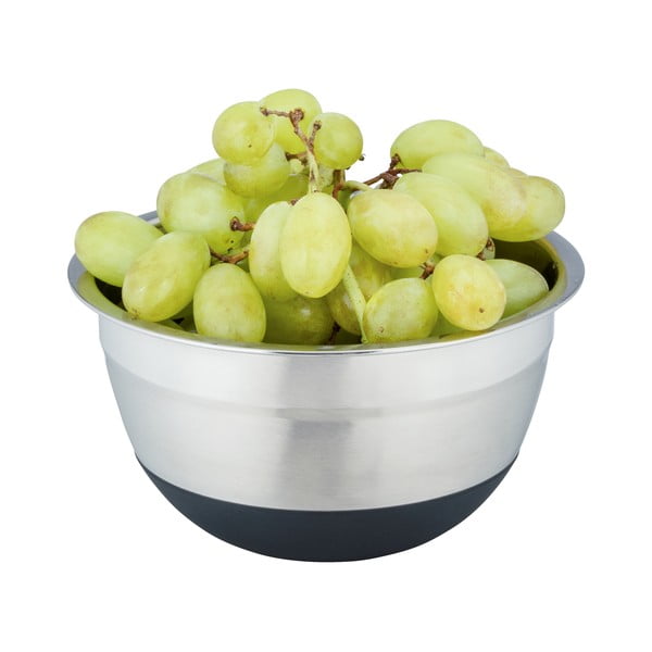 Nerezová mísa s protiskluzovým dnem Wenko Black Outdoor Kitchen Aru, 600 ml-image-1