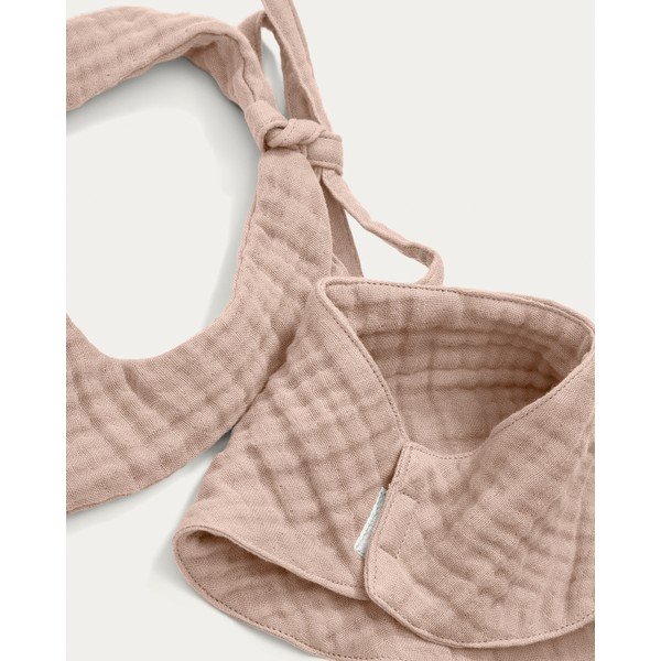 Růžové mušelínové bryndáky v sadě 2 ks Prune – Kave Home-image-1