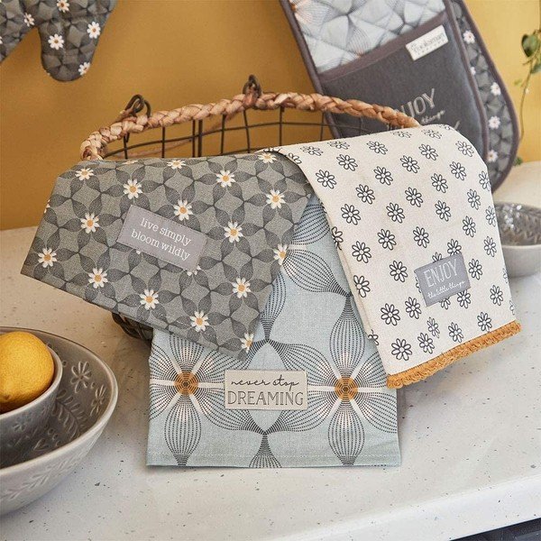 Utěrky, zástěra a chňapka v sadě 5 ks Purity – Cooksmart ®-image-2