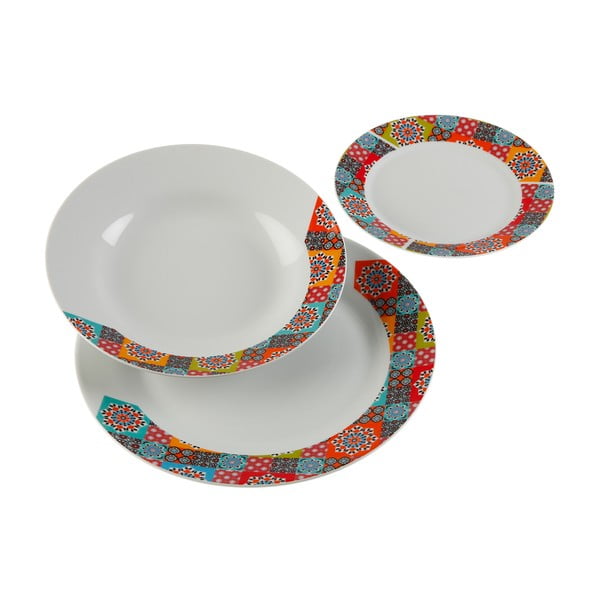 18dílná sada porcelánových talířů Versa Topkapi