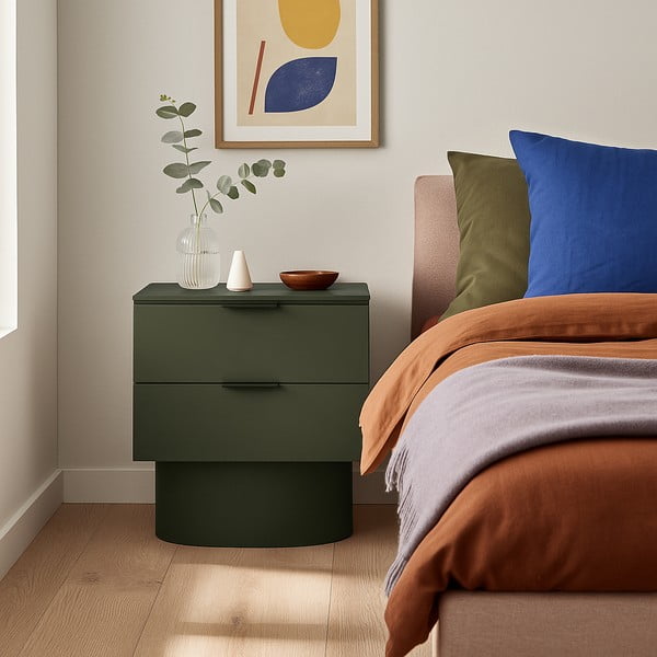 Zelený noční stolek Totem – Teulat-image-1
