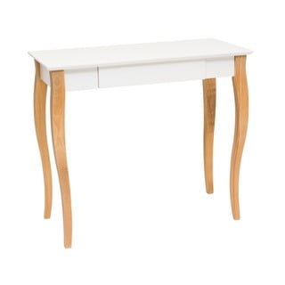 Bílý psací stůl Ragaba Lillo, délka 85 cm