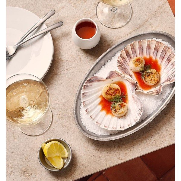 Kovová servírovací miska ve stříbrné barvě 80 ml Serve – BonBistro-image-2