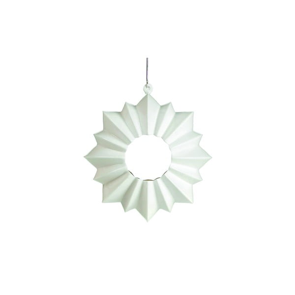 Bílý porcelánový závěsný svícen Kähler Design Stella, ⌀ 13,5 cm
