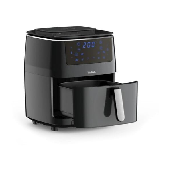 Černá horkovzdušná fritéza EASY FRY&GRILL STEAM+ FW201815 – Tefal-image-3