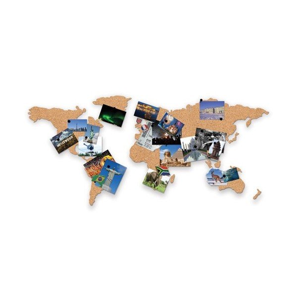 Nástěnná korková mapa Luckies of London Corkboard Map