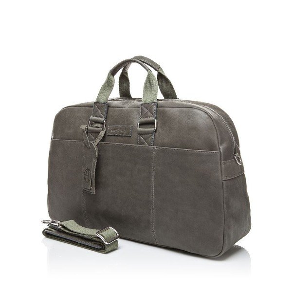 Pánská kožená taška Ferruccio Laconi 100 Dark Green-image-1