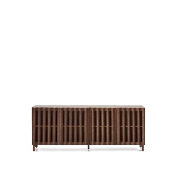 Tmavě hnědá komoda v dekoru ořechu 181x71,5x42,5 cm Beyla – Kave Home-image-2