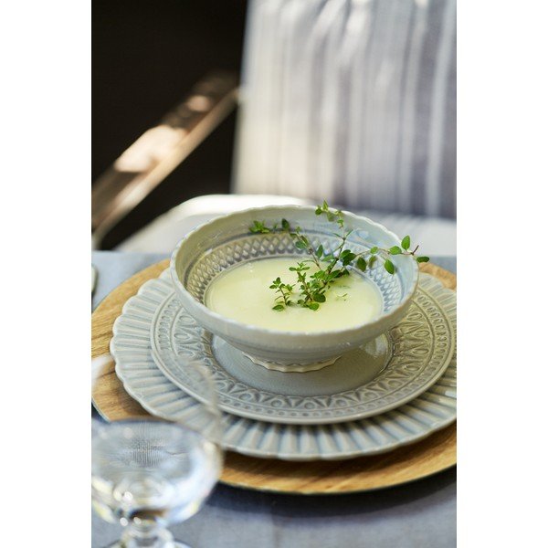 Šedá kameninová miska Costa Nova Cristal, ⌀ 18 cm-image-1