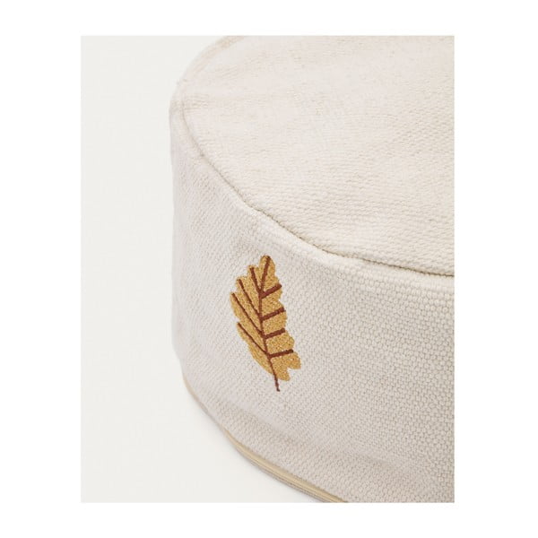 Krémový dětský puf Yanil – Kave Home-image-2