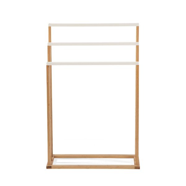 Bambusový stojan na ručníky v přírodní barvě Nivo – Bonami Essentials-image-2