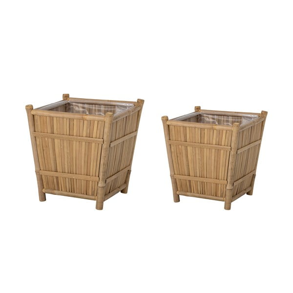 Bambusové obaly na květináče v sadě 2 ks Sole – Bloomingville-image-3