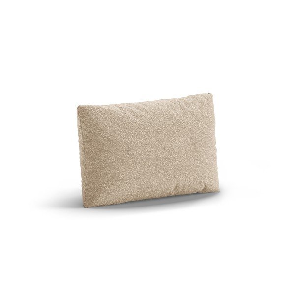 Béžový polštář na gauč z textilie bouclé Poppy – Micadoni -image-1