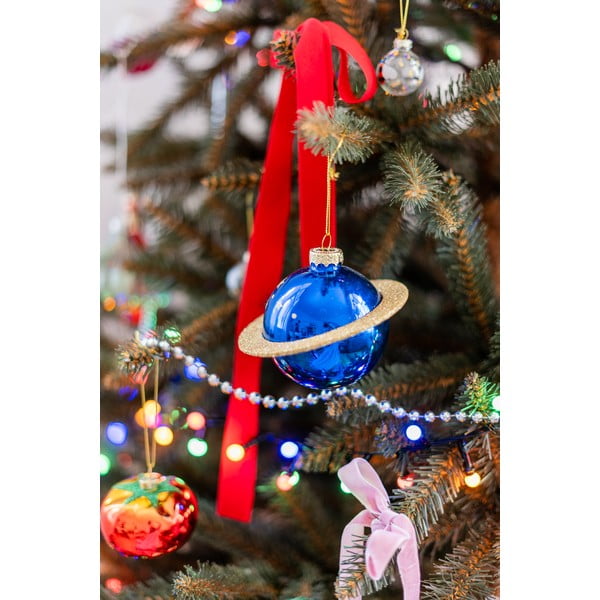 Skleněná vánoční ozdoba Planet – Sass & Belle-image-1