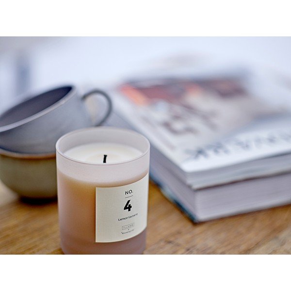 Vonná svíčka doba hoření 50 h No. 4 Lemon Verbena – ILLUME x Bloomingville-image-1