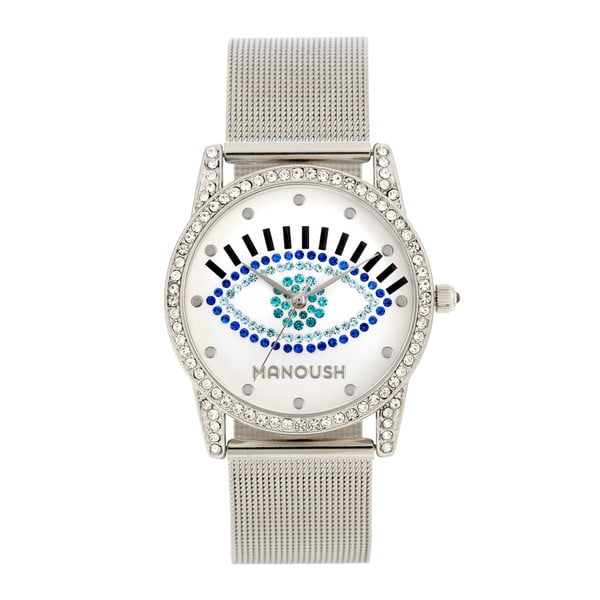 Dámské hodinky stříbrné barvy Manoush Envy