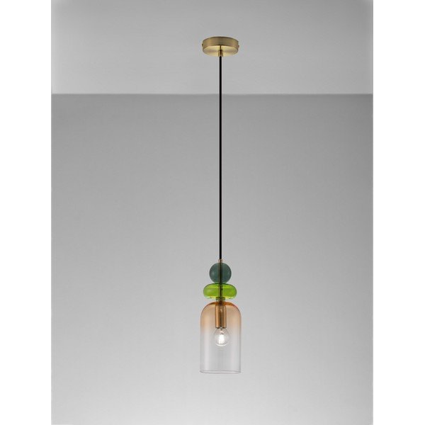Skleněné závěsné svítidlo ve zlaté barvě ø 11 cm Murano – Nova Luce-image-3