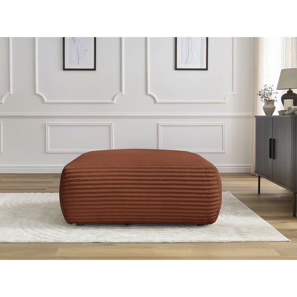 Manšestrová podnožka v cihlové barvě Lucien – Bobochic Paris-image-1