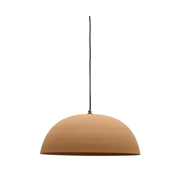 Oranžové kovové závěsné svítidlo ø 46 cm Nibla – Kave Home
