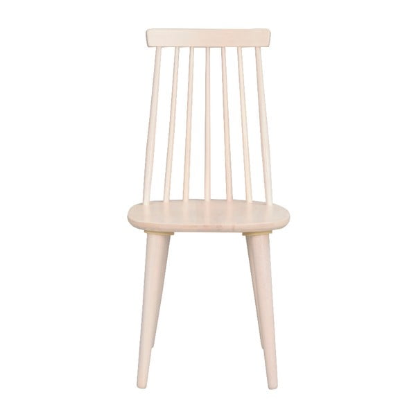 Béžová jídelní židle ze dřeva kaučukovníku Rowico Lotta-image-3