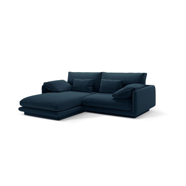 Tmavě modrá rohová pohovka (levý roh) Torino – Micadoni Home-image-1