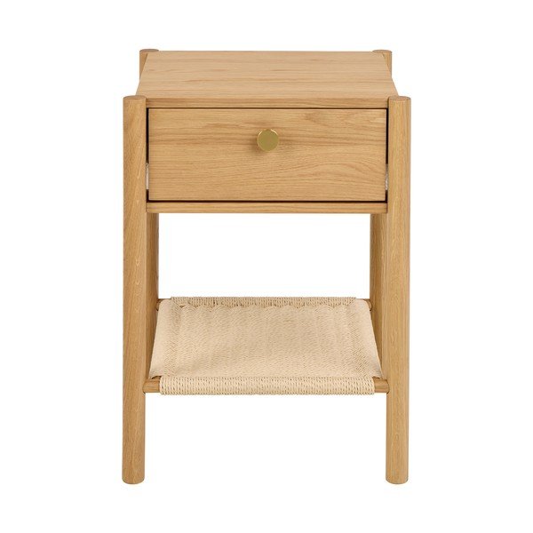 Noční stolek v dekoru dubu ve světle přírodní barvě Monfort – Actona