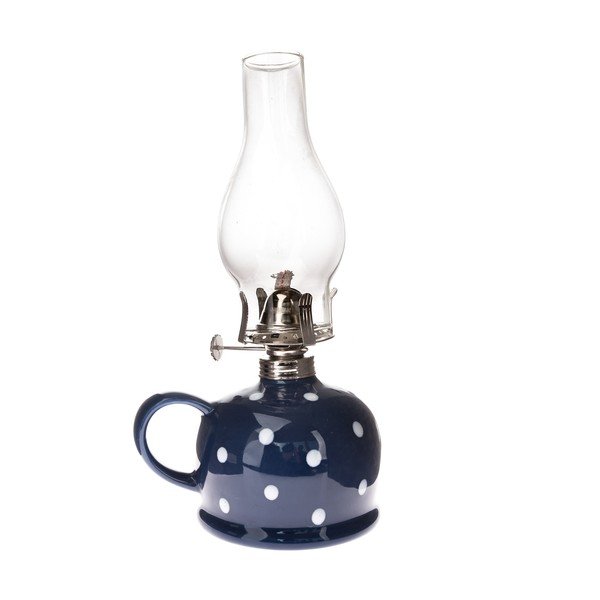 Keramická petrolejová lampa (výška 28 cm) – Dakls
