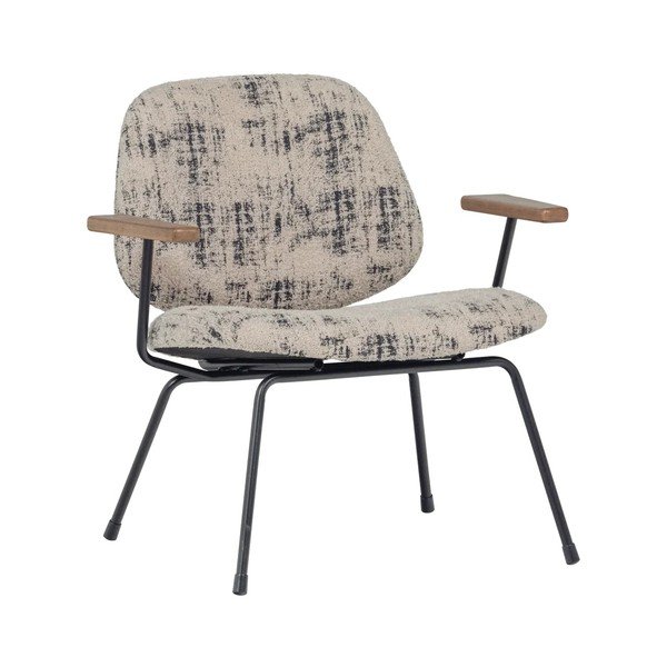 Béžové žinylkové křeslo Aure – WOOOD