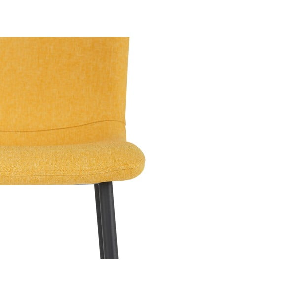 Žluté jídelní židle v sadě 2 ks Faye - Støraa-image-4