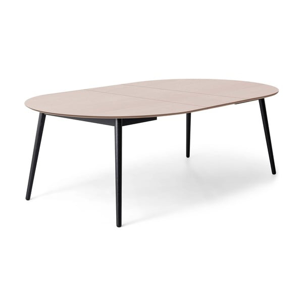 Kulatý rozkládací jídelní stůl s deskou v dubovém dekoru ø 135 cm Meza – Hammel Furniture-image-3