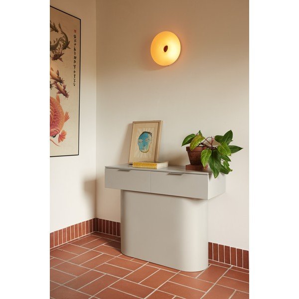 Béžový konzolový stolek 36x100 cm Totem – Teulat-image-1