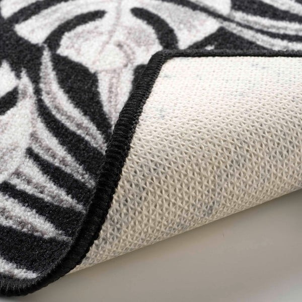 Černý pratelný koberec 40x60 cm Amber – douceur d'intérieur-image-3