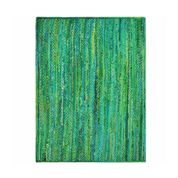 Zelený bavlněný koberec The Rug Republic Flavia, 230 x 160 cm